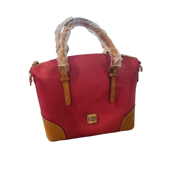 Dooney & Bourke Fuchsia Dome Satchel Bag.NWT - Picture 5 of 6